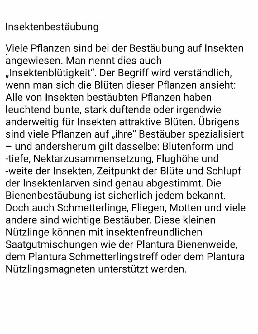 Was versteht man unter Bestäubung?
Den Vorgang der Übertragung von Pollen auf die
Narbe oder die Samenanlage nennt man
Bestäubung. Hier komm