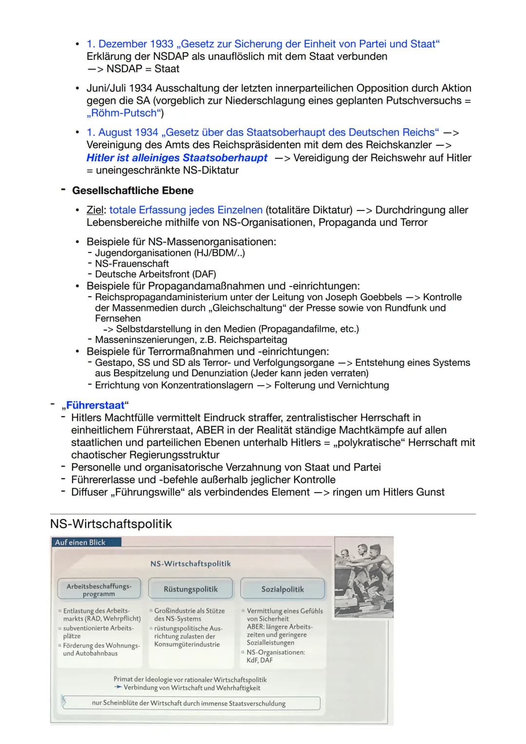 NS-Zeit
VORABIKLAUSUR
Weimarer Republik
Nachkriegszeit
Beginn der Weimarer Republik
- Die ,,Oberste Heeresleitung" (Hindenburg, Ludendorff) 