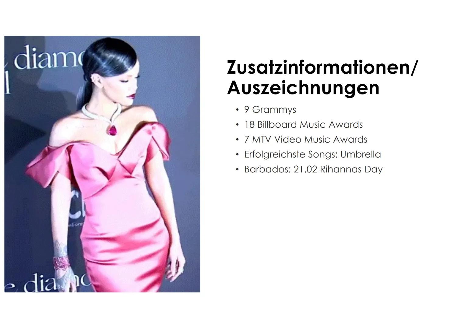 RIHANNA # Steckbrief

*   Name: Robyn Rihanna Fenty
*   Künstlername: Rihanna
*   Spitzname: RiRi
*   Geburtstag: 20. 02.1988
*   Geburtsort