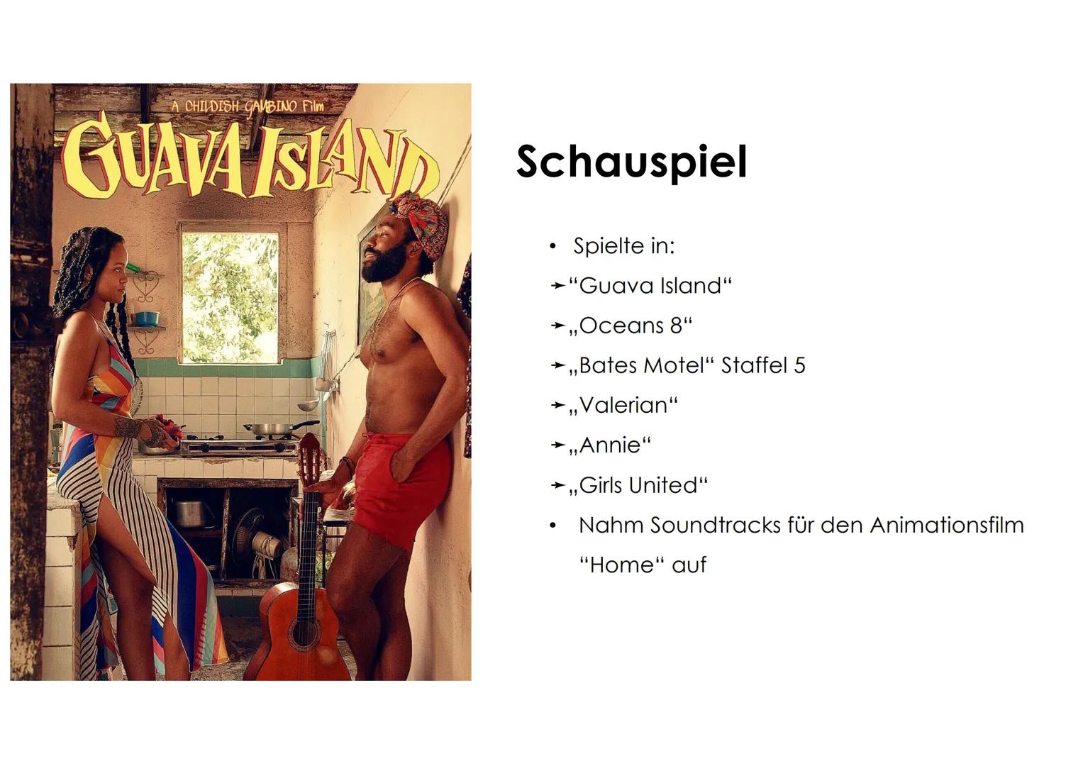 RIHANNA # Steckbrief

*   Name: Robyn Rihanna Fenty
*   Künstlername: Rihanna
*   Spitzname: RiRi
*   Geburtstag: 20. 02.1988
*   Geburtsort