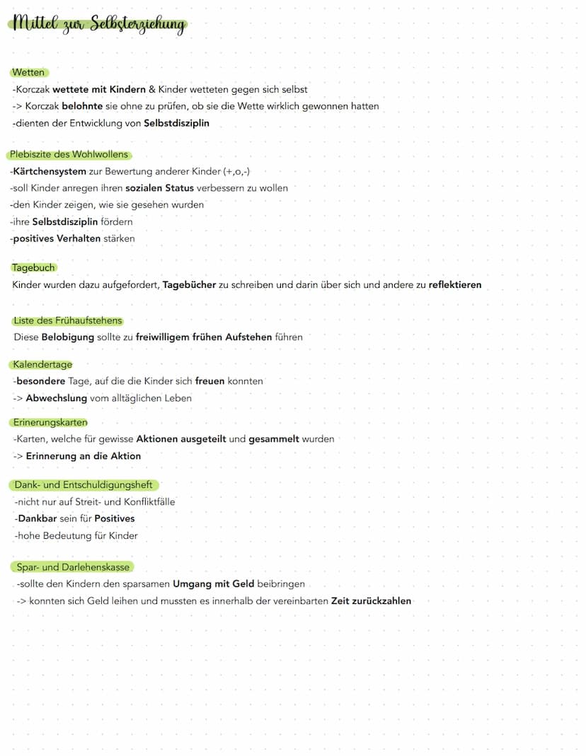 Korczak
Bild des Kindes
-Kinder sind Subjekte mit einer unantastbaren Würde und mit eigenen Rechten
-Kind als vollständiges und eigenständig