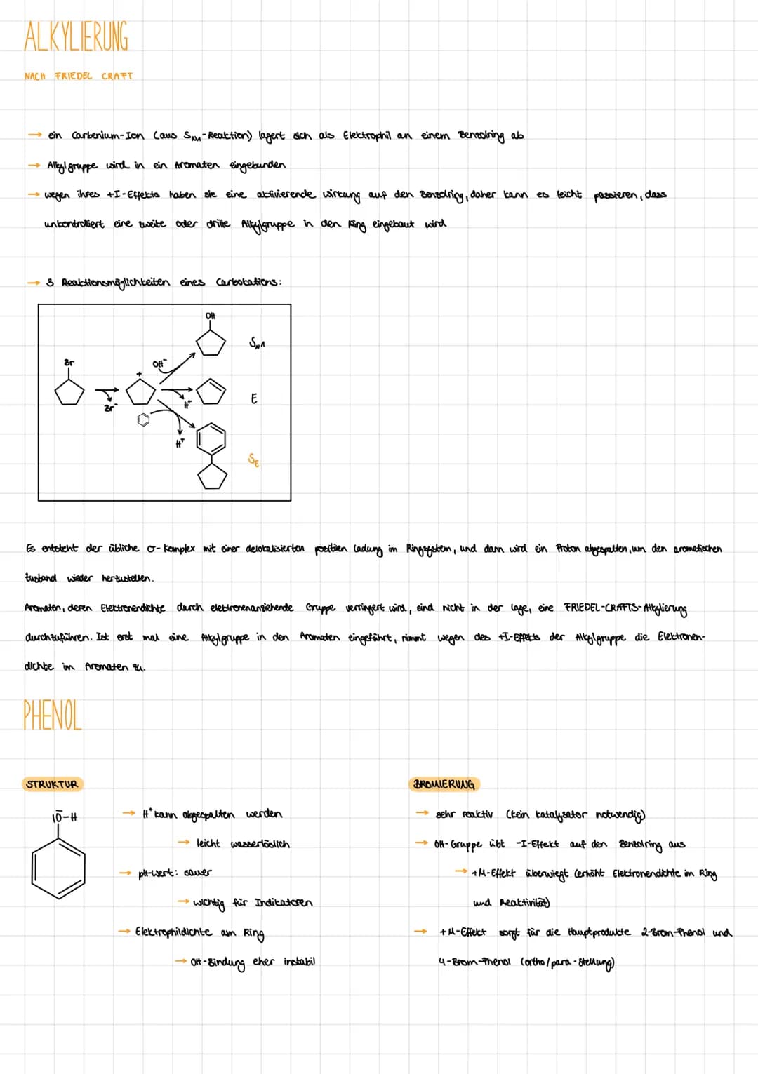 ELKTROPHILE AROMATISCHE SUBSTITUTION
ABLAUF
[→→ Bildung des katalysators oder/und Elektrophils]
Bildung des π-Komplexes (übergangszustand
An