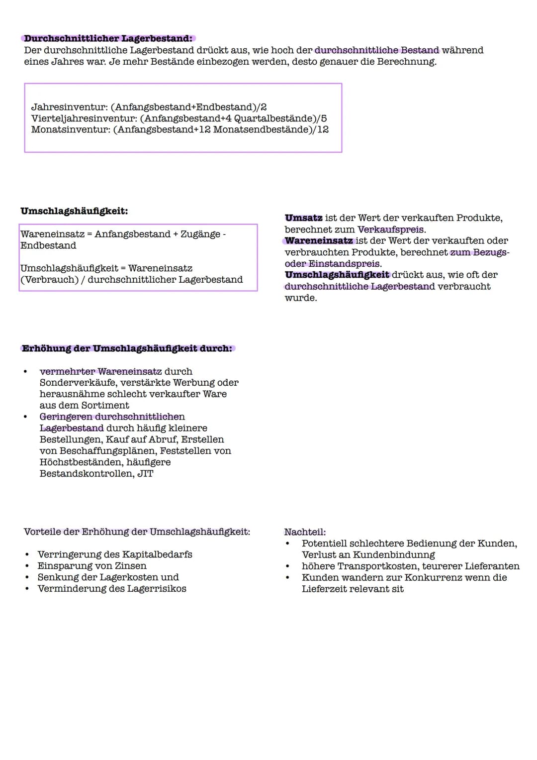 Lagerkennzahlen
Lagerkennzahlen schaffen die Voraussetzung für eine kostengünstige Lagerhaltung. Diese
Zahlen können für eine gesamten Waren