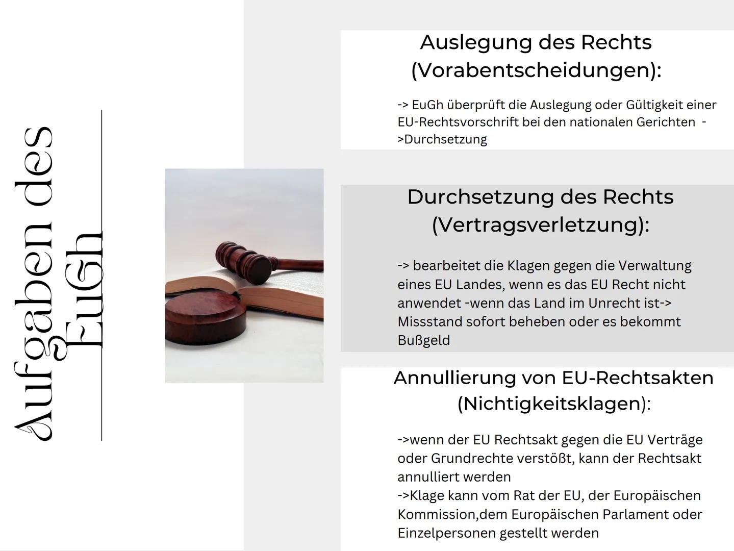 CVRIA
COUR DE JUSTICE
DE L'UNION
EUROPÉENNE
Der
Europäische
Gerichtshof Europäischer
Gerichtshof
01
Generelle
Informationen
04
Aufgaben
des 
