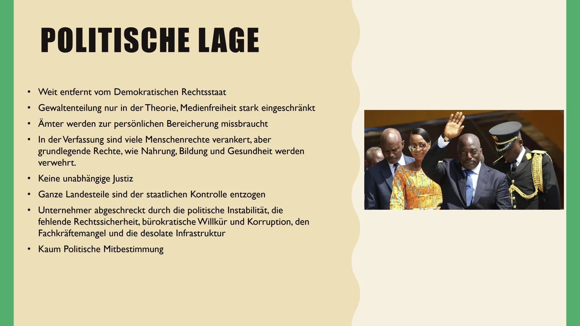 DEMOKRATISCHE REPUBLIK
KONGO
EIN LAND IM TEUFELSKREIS
picture-alliance/dpa/OAP Photo/A.-H. K. Malizo GLIEDERUNG
• Demokratische Republik Kon