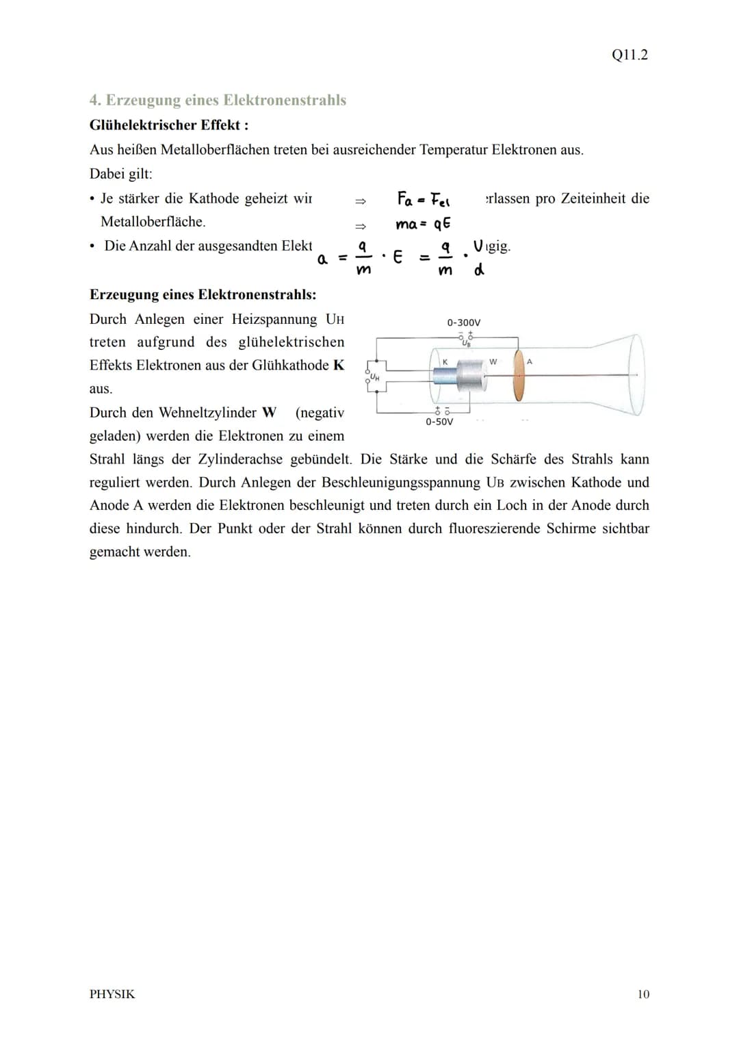 Physik Klausur 11.2
1. Wiederholung Magnetfeld
2. Beschreibung des Magnetfelds
3. Die Lorenzkraft
4. Magnetfeld einer Spule
5. Magnetfeld ei