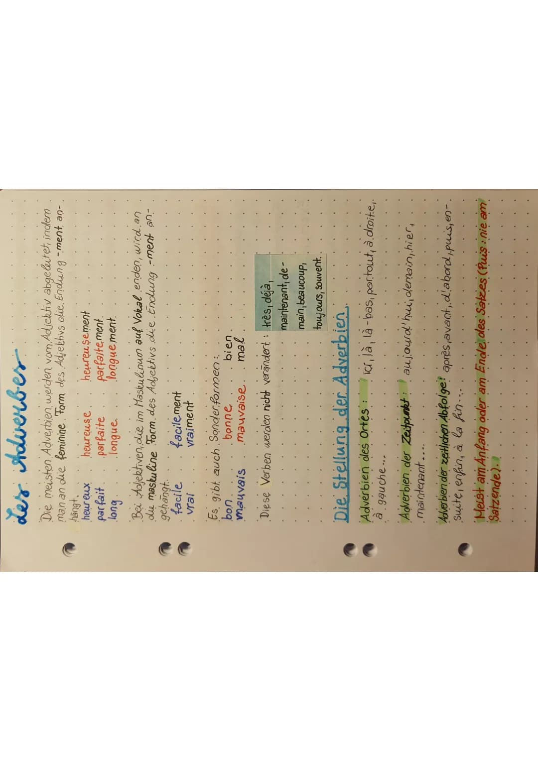 ou
y
Es handelt sich hier um Adverbien, die als Prono-
men gebraucht werden.
En
en die Adverbial pronomen
Wann verwendet man Y ?
# Ortsangab
