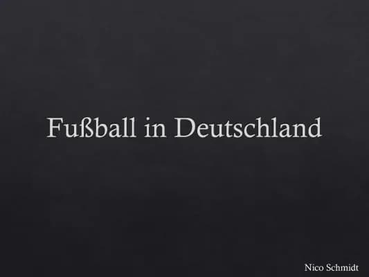 Know Fußball in Deutschland thumbnail