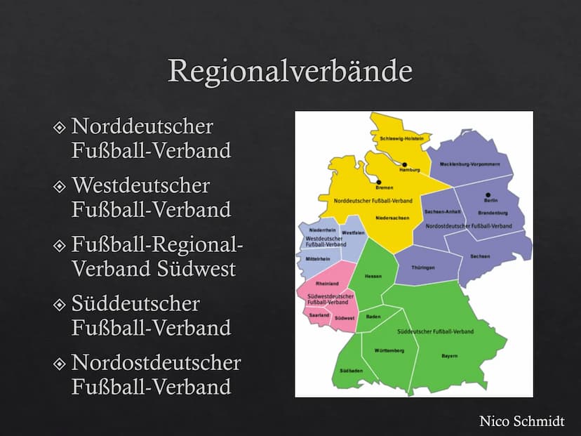 Fußball in Deutschland
Nico Schmidt Deutscher Fußball-Bund
DEUTSCHER
明
FUSSBALL-BUND
Nico Schmidt Geschichte
A
Am 28. Januar 1900 gegründet
