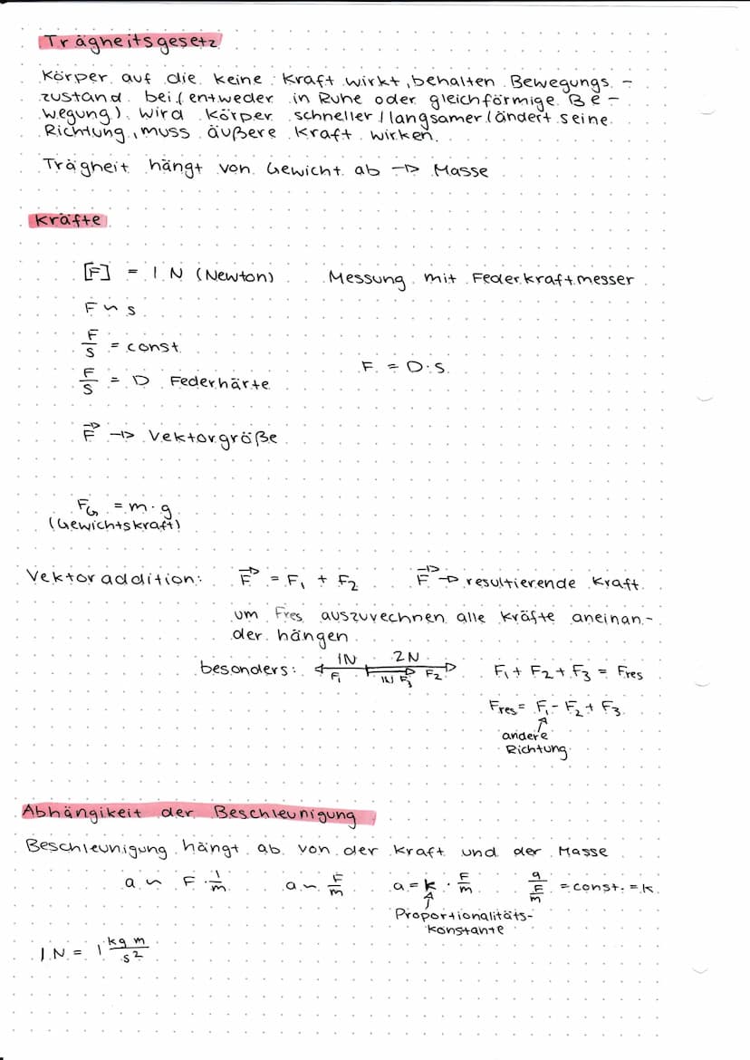 Physik
Gleich förmige Bewegung
in gleichen Zeitabschnitten wird eine gleiche Wegstrecke zurück.
gelegt
ss
At
V-D Vektorgröße-shat eine Richt