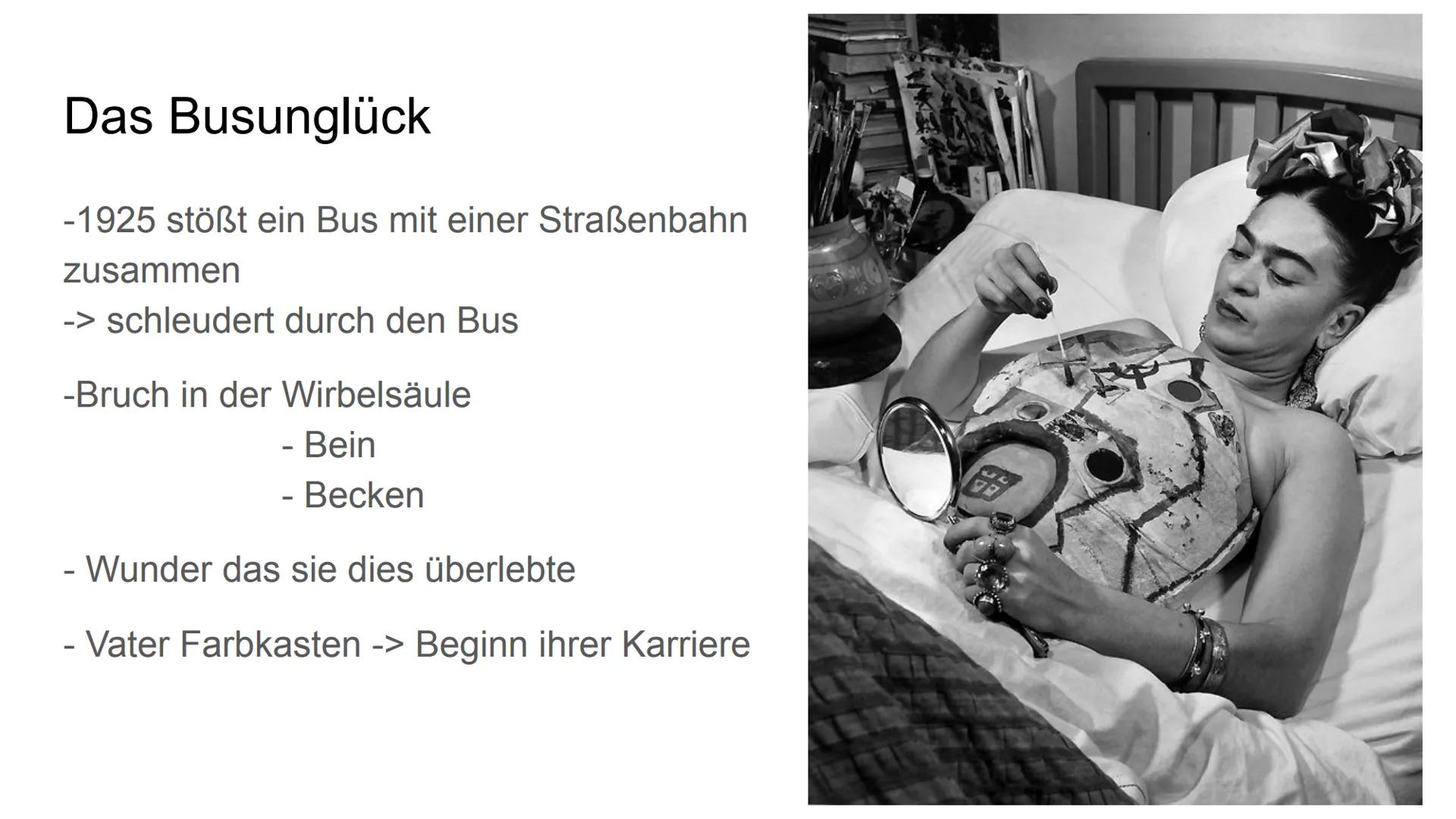 # Über den Tod nachdenken

Frida Kahlo # Inhaltsverzeichnis

1. Frida Kahlo allgemein
2. Bildbeschreibung
   * 2.1 Bestandsaufnahme
   * 2.2