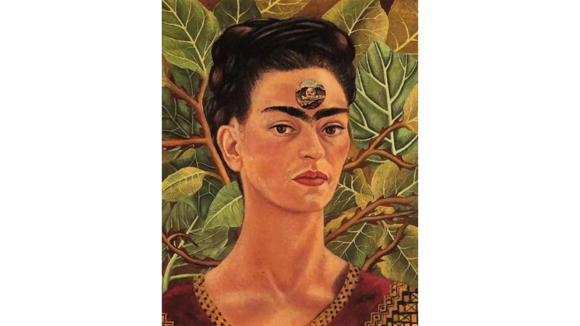 # Über den Tod nachdenken

Frida Kahlo # Inhaltsverzeichnis

1. Frida Kahlo allgemein
2. Bildbeschreibung
   * 2.1 Bestandsaufnahme
   * 2.2