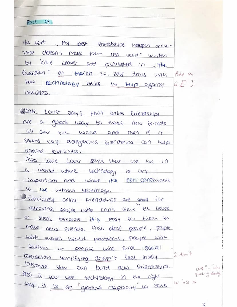 5
10
15
20
Exam No. 2- GK E EF
Topic: Meeting people - online and offline
Part A: Reading and Writing
Date: 17/12/2019
My best friendships h