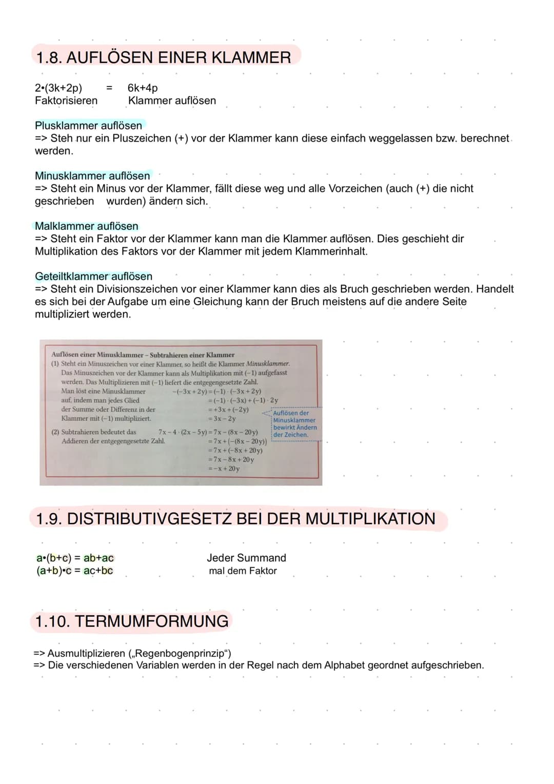 
<p>Terme und Gleichungen werden in der Mathematik häufig verwendet. Es ist wichtig, die Grundlagen zu verstehen, um komplexe mathematische 