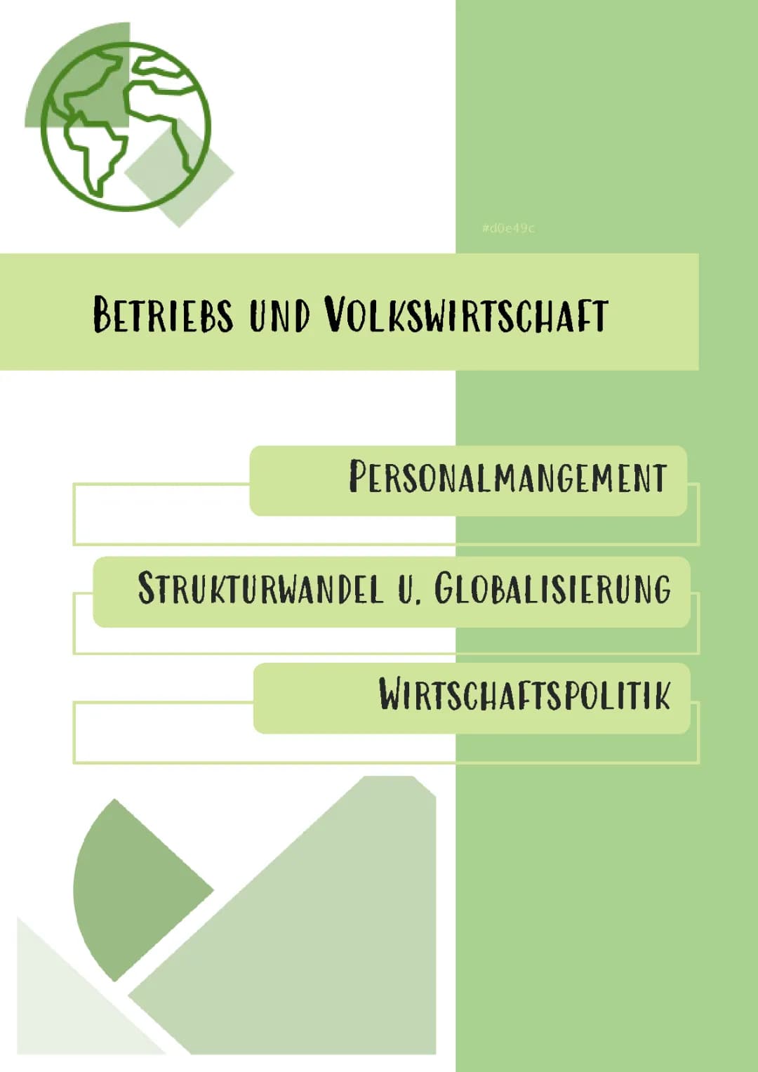 Personalmanagement, Strukturwandel und Globalisierung, Wirtschaftspolitik