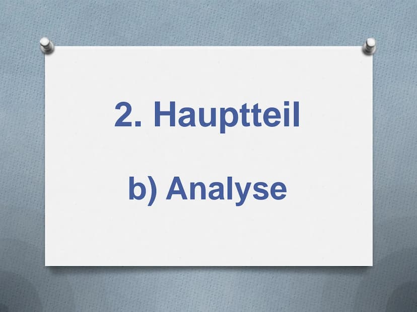 Aufbau einer
Gedichtanalyse 1. Einleitung
Einleitungssatz
2. Hauptteil
Inhaltsangabe. Analyse, Interpretation
3. Schluss
Bewertung 1. Einlei