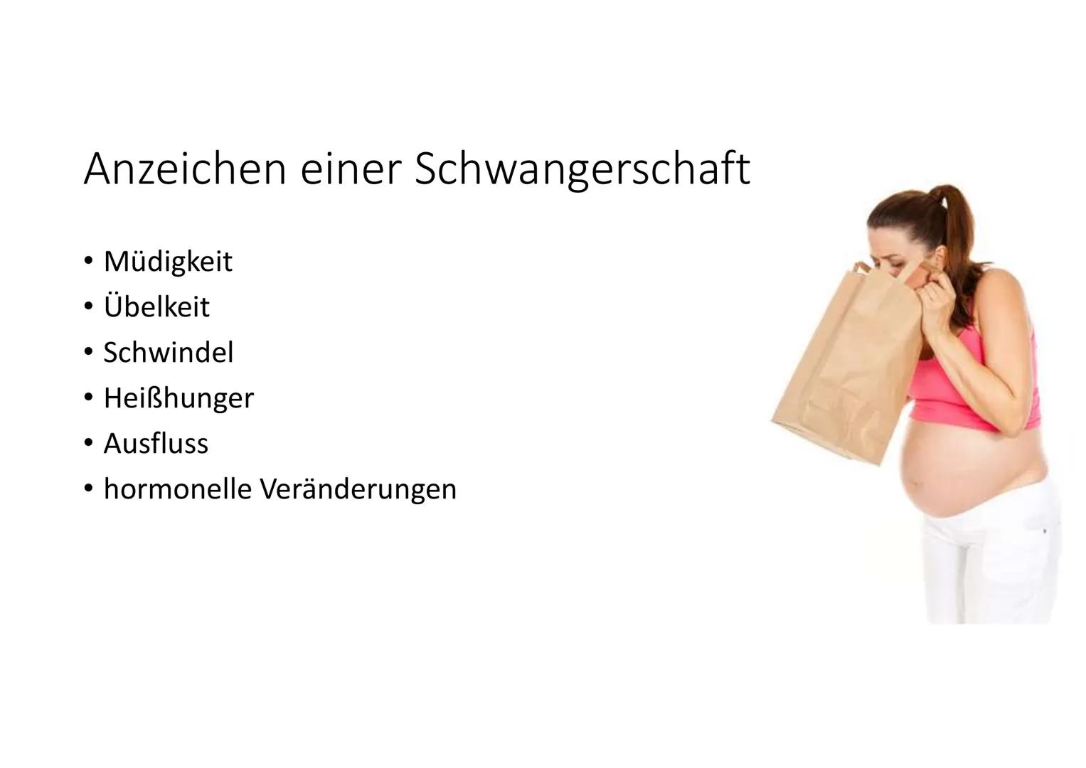 Die Schwangerschaft von Anfang
bis Ende
Was ist eigentlich
Schwangerschaftsvorsorge? Anzeichen einer Schwangerschaft
Müdigkeit
• Übelkeit
●
