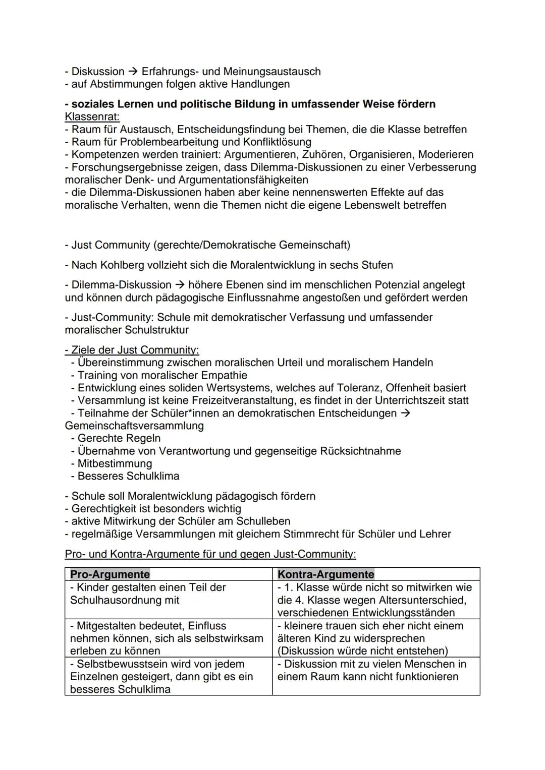 -
Lawrence Kohlberg (1927-1987) ist ein amerikanischer
Entwicklungspsychologe, er hat ,,Just Community" für amerikanische Schulen
entwickelt