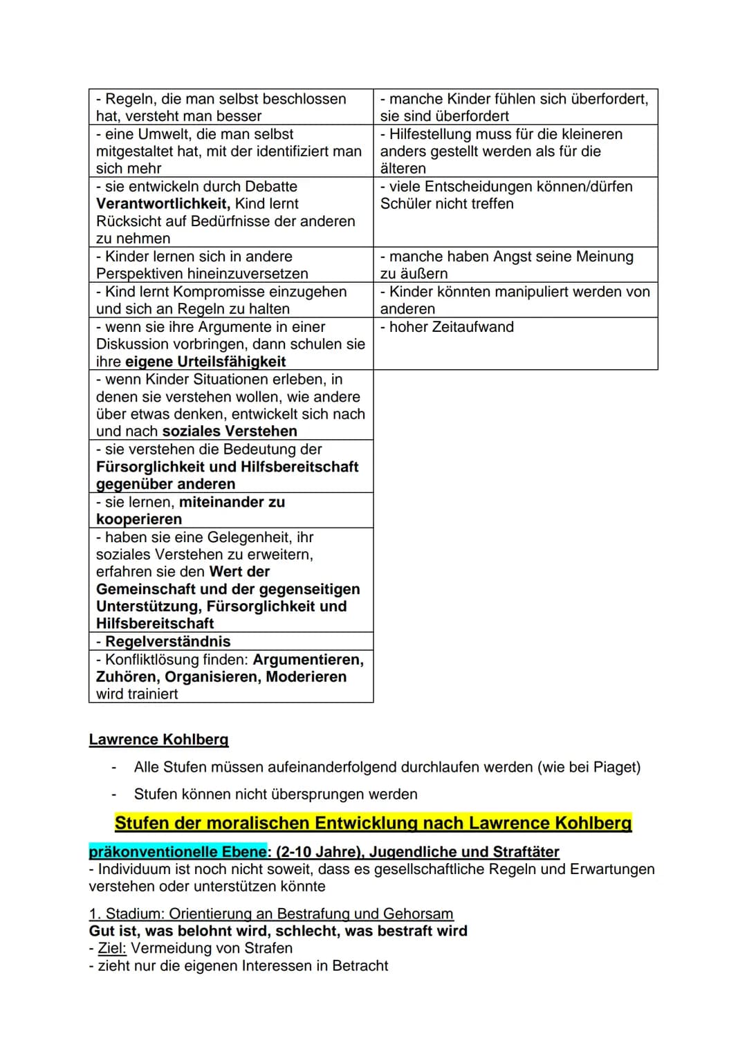 -
Lawrence Kohlberg (1927-1987) ist ein amerikanischer
Entwicklungspsychologe, er hat ,,Just Community" für amerikanische Schulen
entwickelt