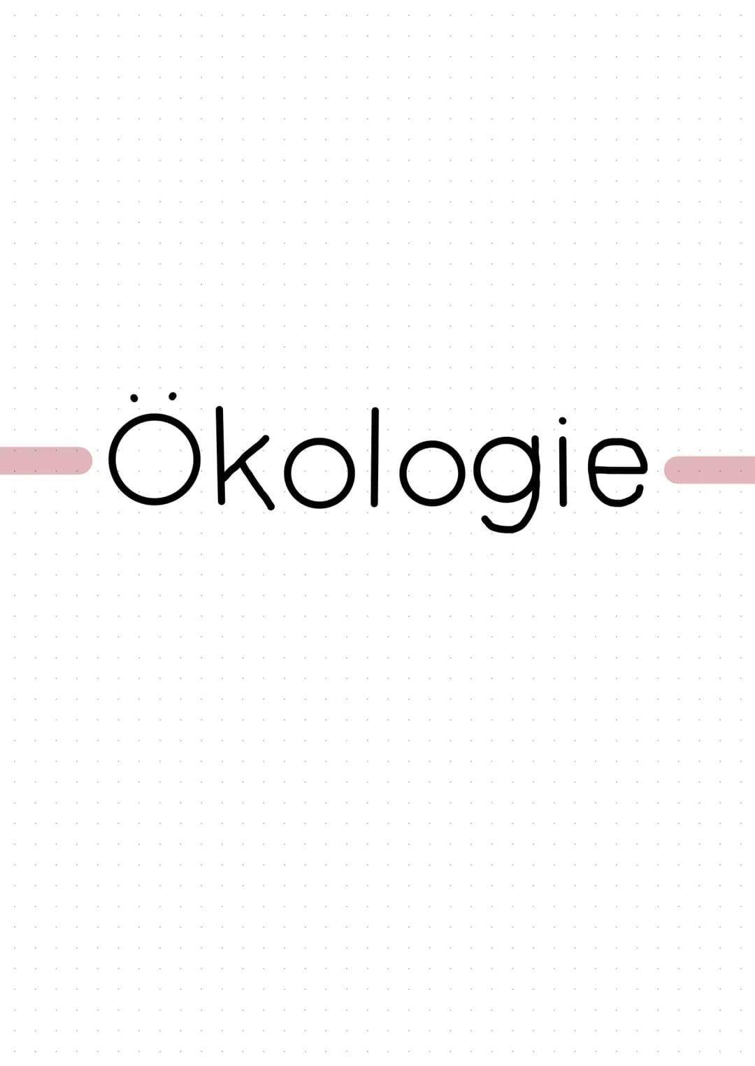 Ökologie- Abiotische Umweltfaktoren:
- bezeichnet Faktoren der unbelebten Welt
Temperatur
Licht
etc.
Sie kennzeichnen und schaffen den Leben
