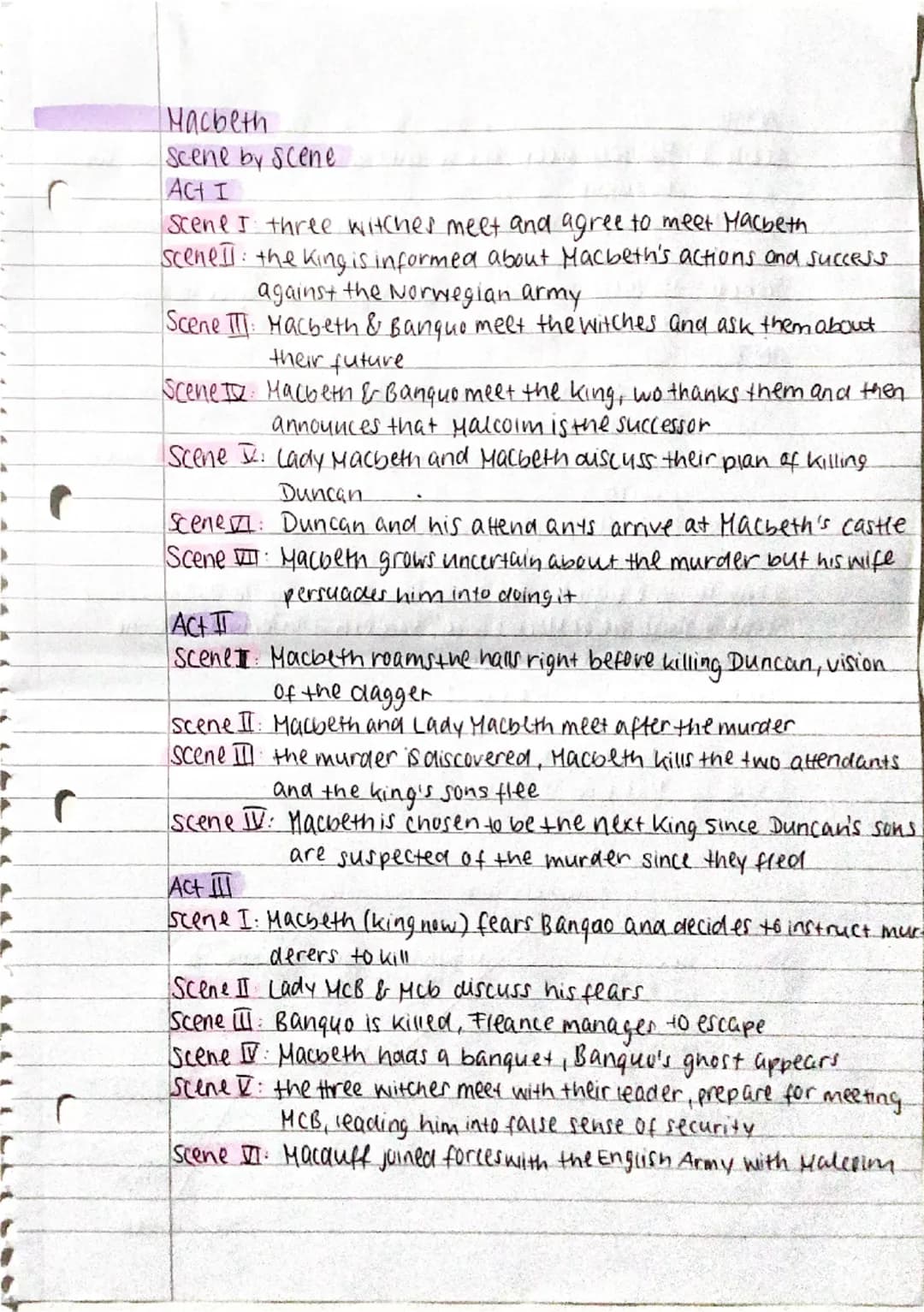 Shakespeare and Macbeth Englisch LK