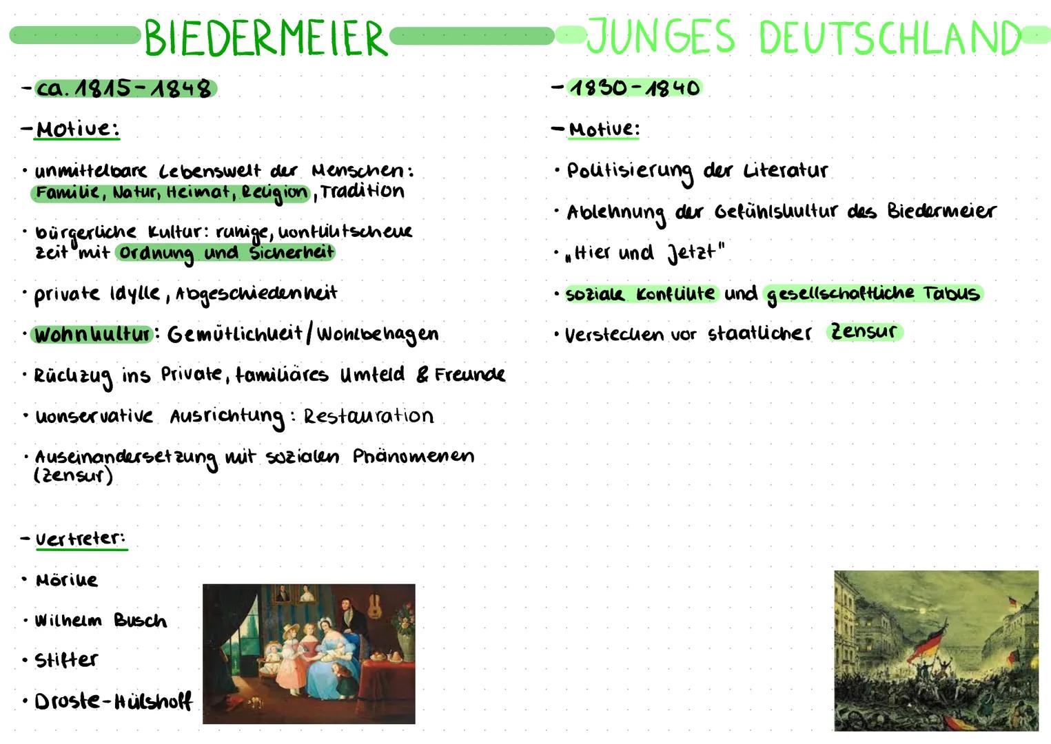 # EPOCHEN

Naturalismus

Klassik

Authlärung

Biedermeier

Literatur
der JH.-
Junges
Deutschland
Vormärz
wende

1815-1848

1830-18401

1880-