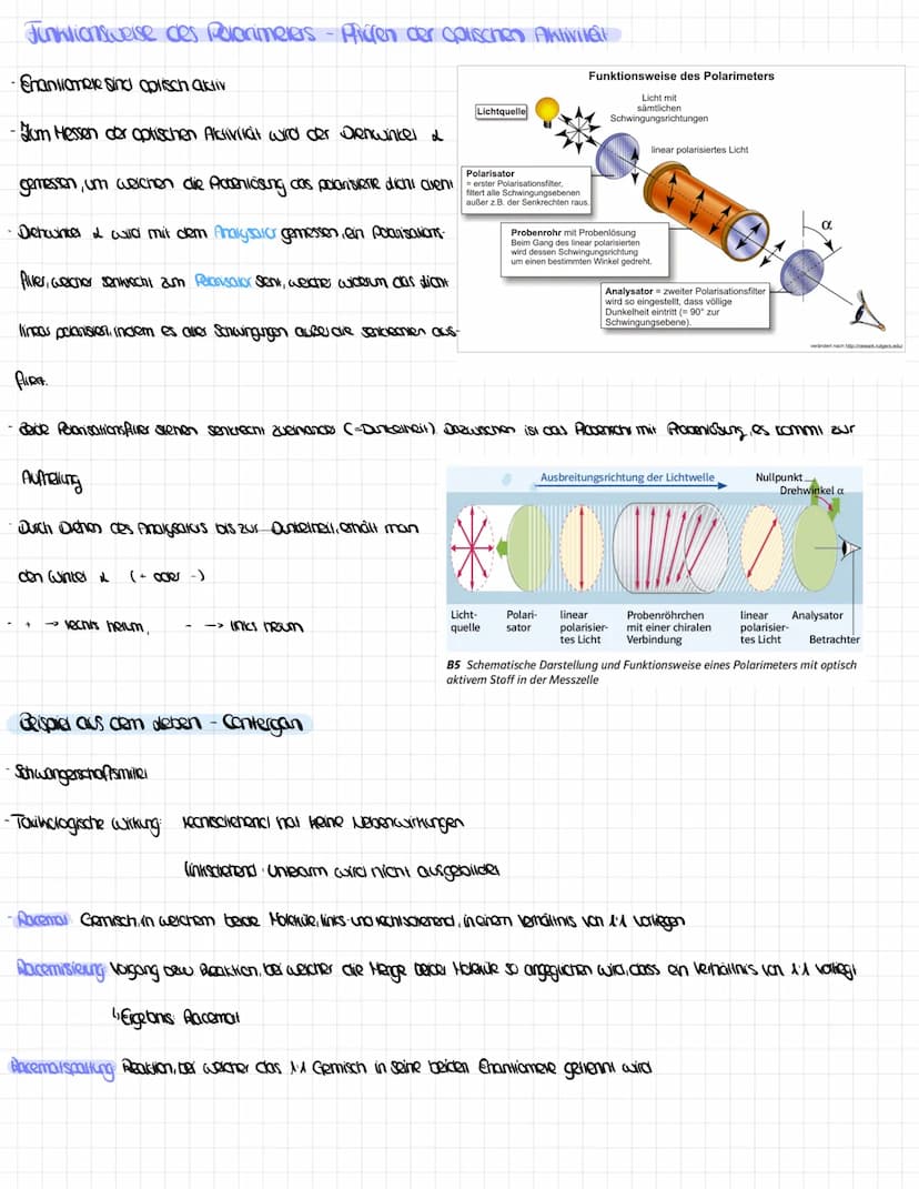 Chemie-Klausur Nr. 2 am 22.Mai 2023
11.5 Spiegelbildisomerie und optische Aktivität
- Chiralitat → wenn sich zwei Moleküle night cluich Dien