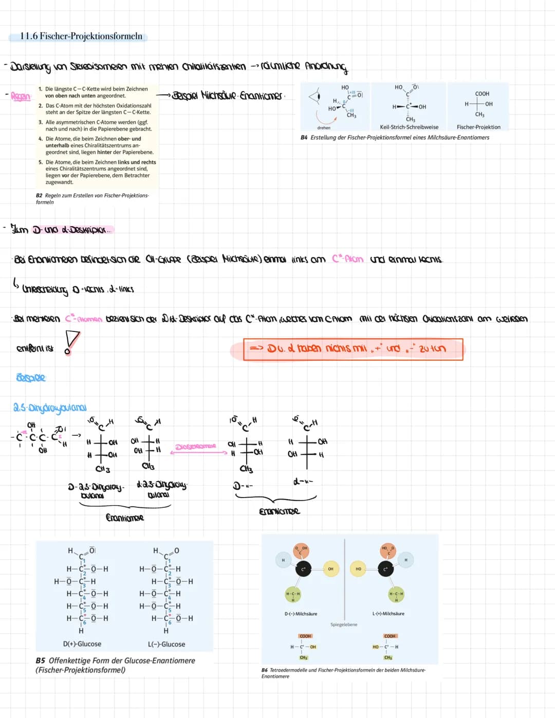 Chemie-Klausur Nr. 2 am 22.Mai 2023
11.5 Spiegelbildisomerie und optische Aktivität
- Chiralitat → wenn sich zwei Moleküle night cluich Dien