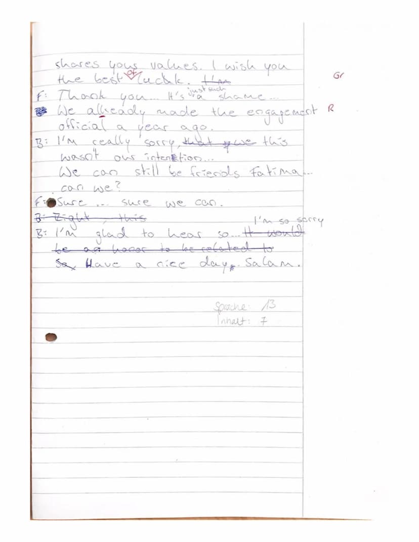 English J1 - Sehr
10
EXAM 1: Multicultural Britain
Name: Jacqueline
Credits: 28 /35
2019/2020
Grade:
(12) 1096 )
Well done! Sch
Good Luck
A 