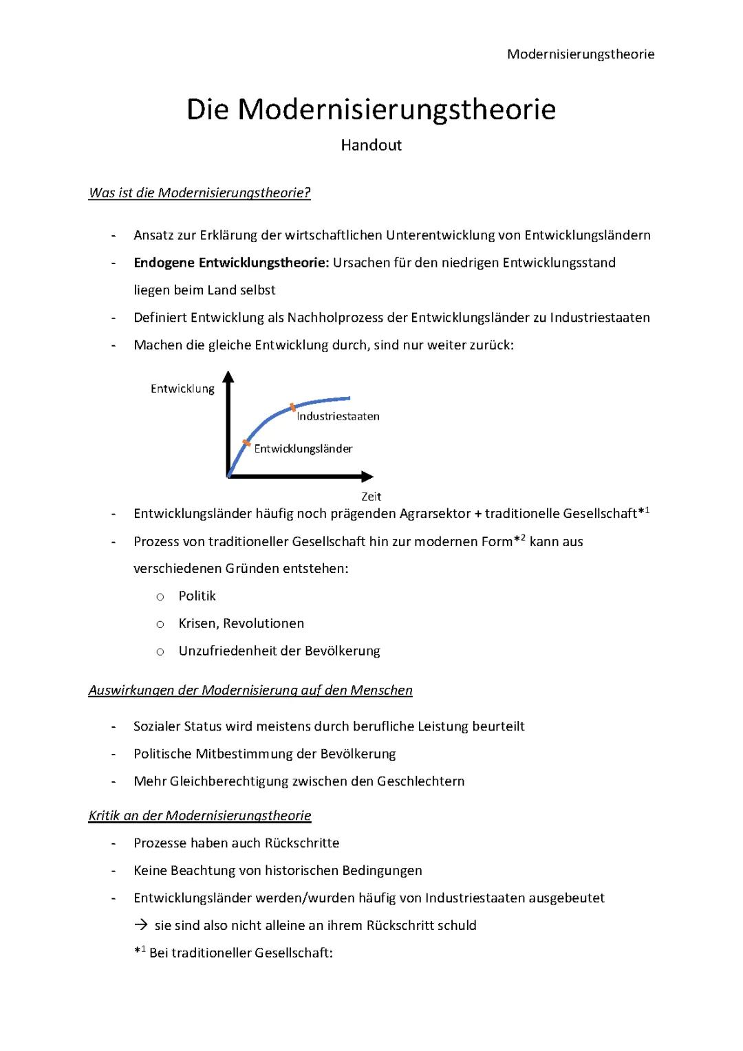 Modernisierungstheorie