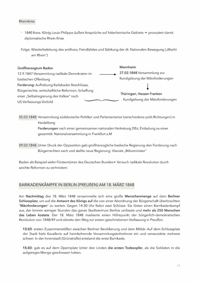 Auf dem Weg zur Revolution 1848/49
Das Wartburgfest 1817
Warum: Enttäuschung der Ergebnisse vom Wiener Kongress
Wer:
Wo:
Was:
Folge: Misstra