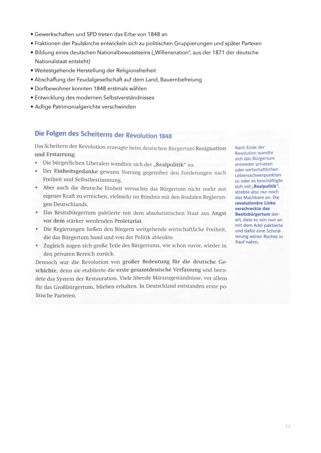 Auf dem Weg zur Revolution 1848/49
Das Wartburgfest 1817
Warum: Enttäuschung der Ergebnisse vom Wiener Kongress
Wer:
Wo:
Was:
Folge: Misstra