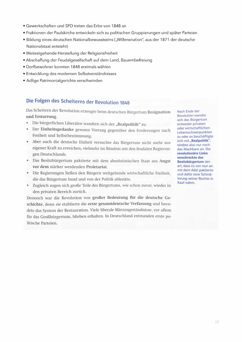 Auf dem Weg zur Revolution 1848/49
Das Wartburgfest 1817
Warum: Enttäuschung der Ergebnisse vom Wiener Kongress
Wer:
Wo:
Was:
Folge: Misstra