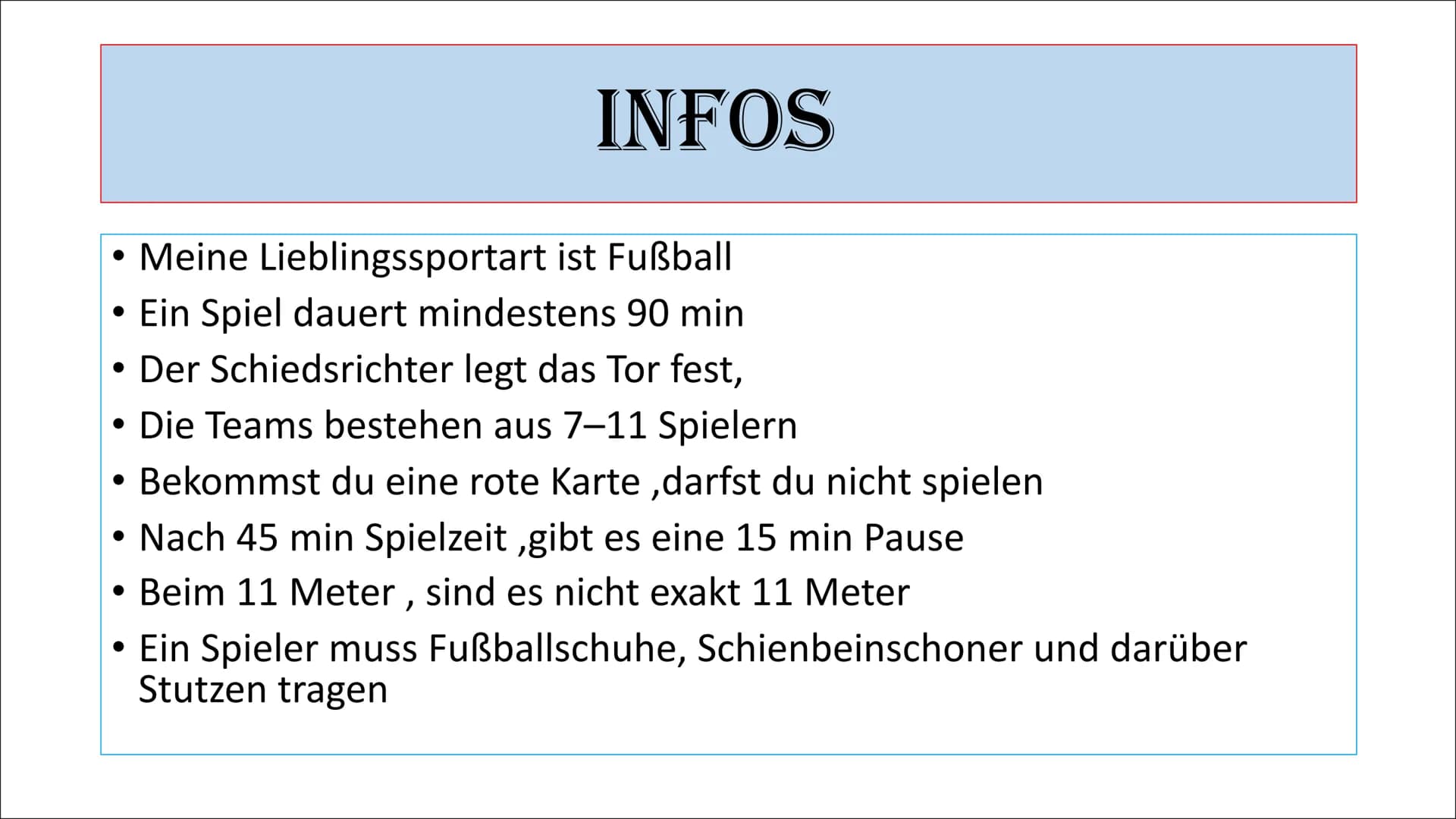 FUBBALL
Präsentation von Dorina
Di sala
SELECT INHALT
Infos
Geschichte und Hintergrund
Berühmte Sportler
Sportunterricht FO
Varisade
DERBY
B