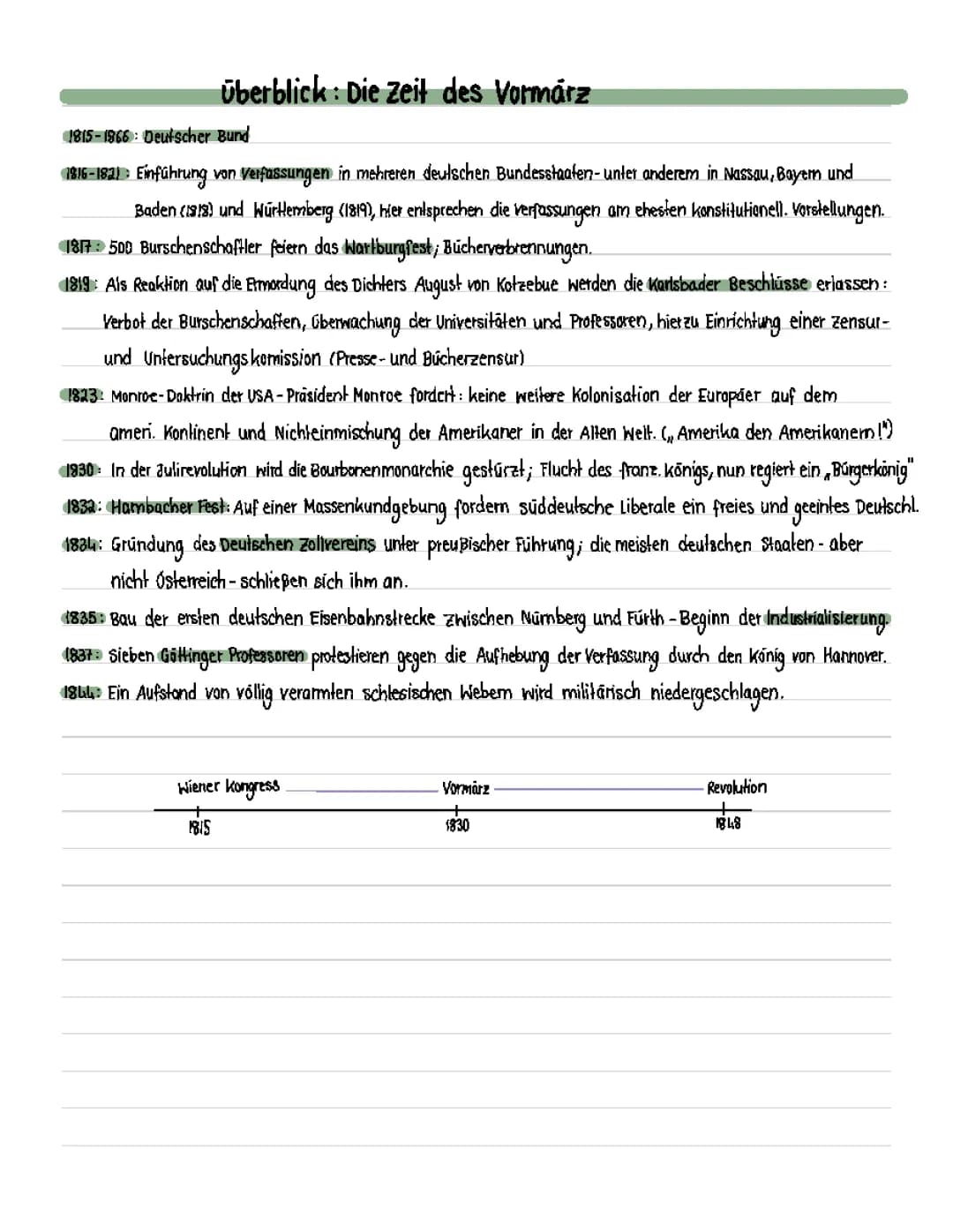Der Vormärz