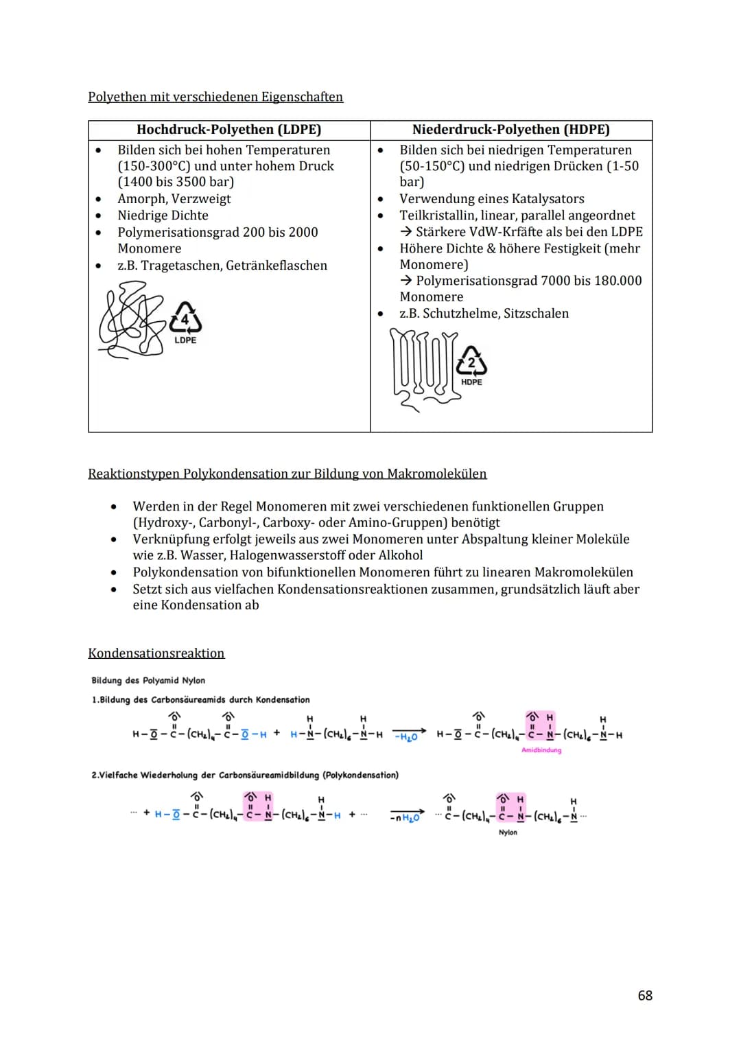 Q4 Kunststoffe - Chemie in Alltag und Technik
Einteilung der Kunststoffe in Duroplaste, Thermoplaste und Elastomere
Kunststoffe sind Werksto