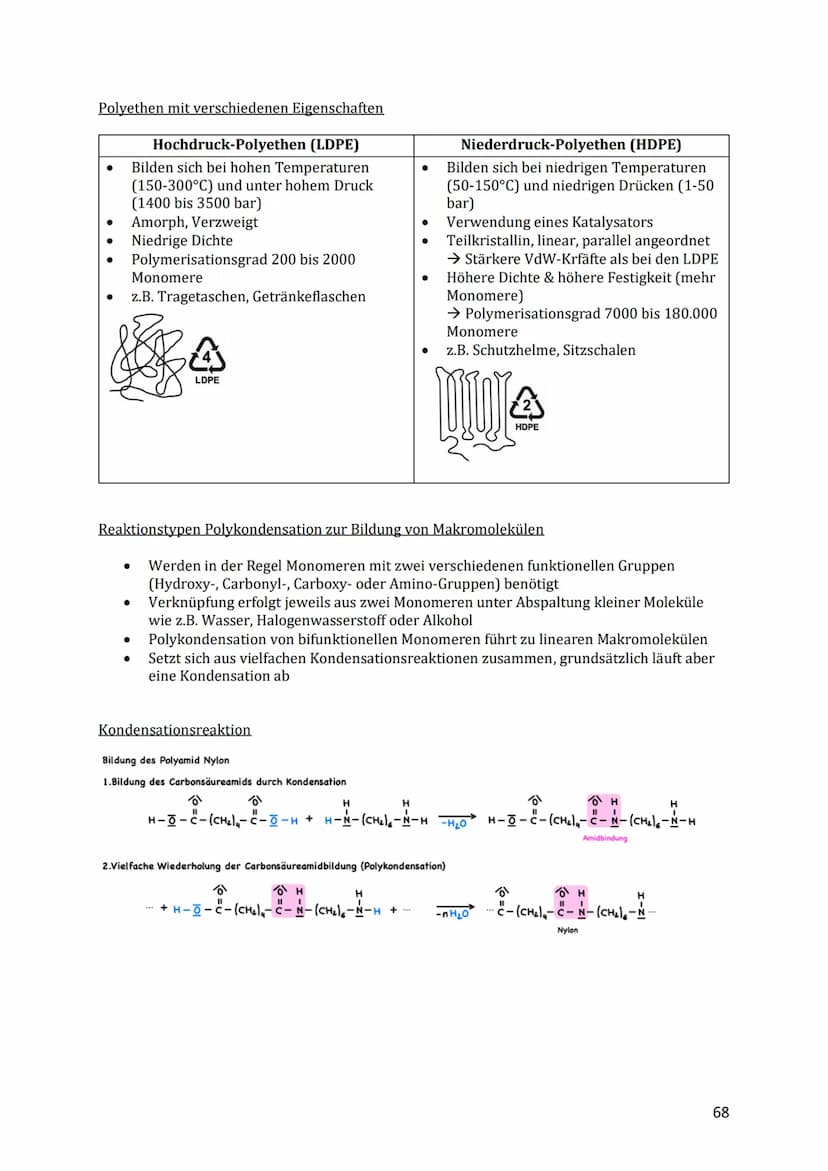 Q4 Kunststoffe - Chemie in Alltag und Technik
Einteilung der Kunststoffe in Duroplaste, Thermoplaste und Elastomere
Kunststoffe sind Werksto