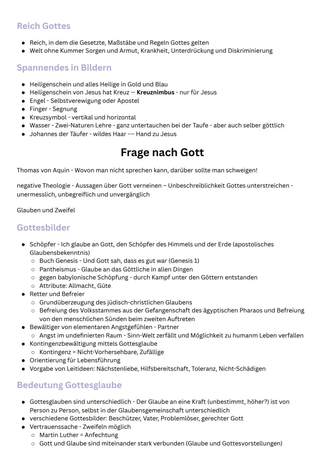STUDY PLAN
Religion - mündliches Abitur
Christologie
Lehre von der Person und dem Werk Christi
Unterscheidung: historischer Jesus (biographi