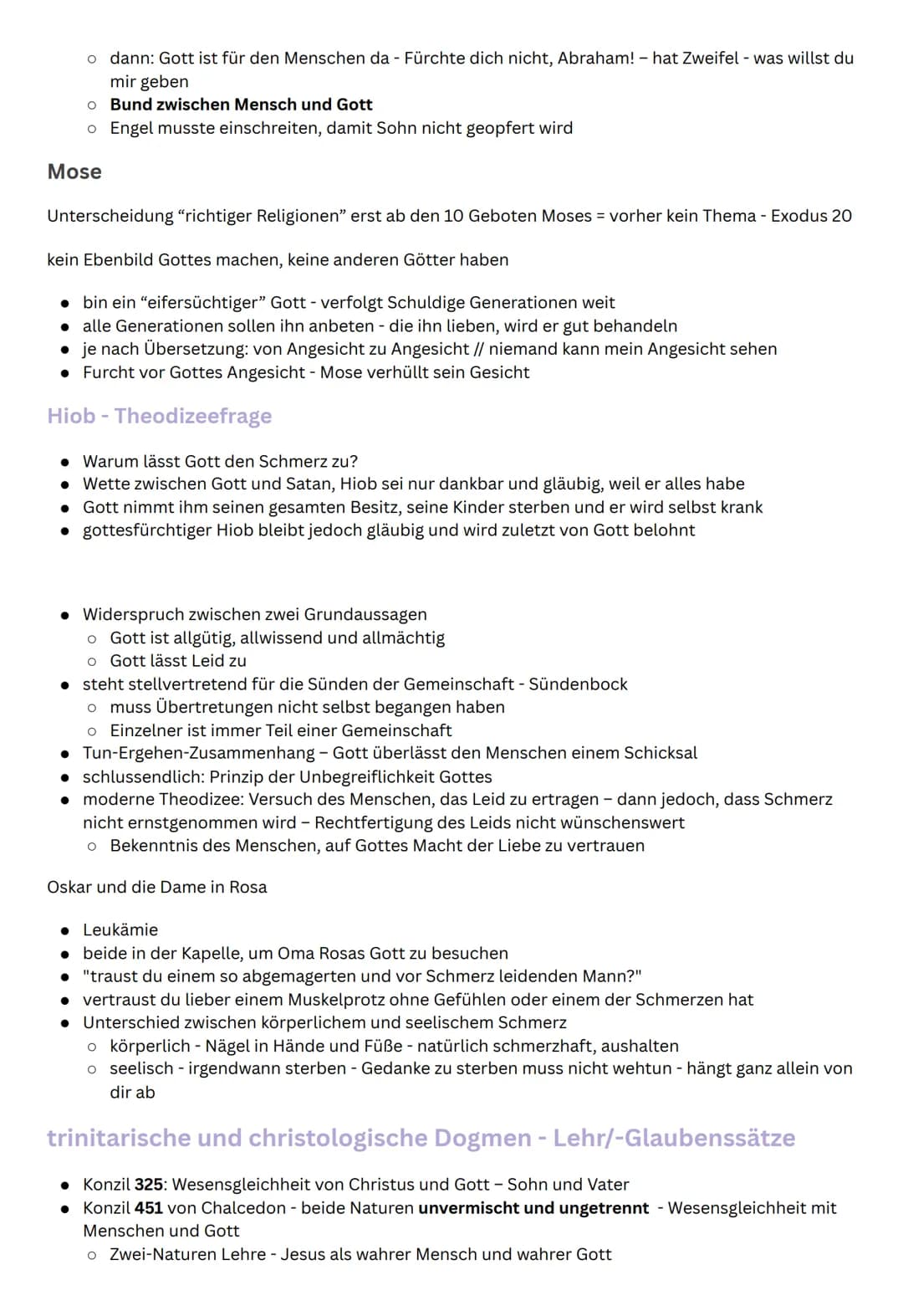 STUDY PLAN
Religion - mündliches Abitur
Christologie
Lehre von der Person und dem Werk Christi
Unterscheidung: historischer Jesus (biographi