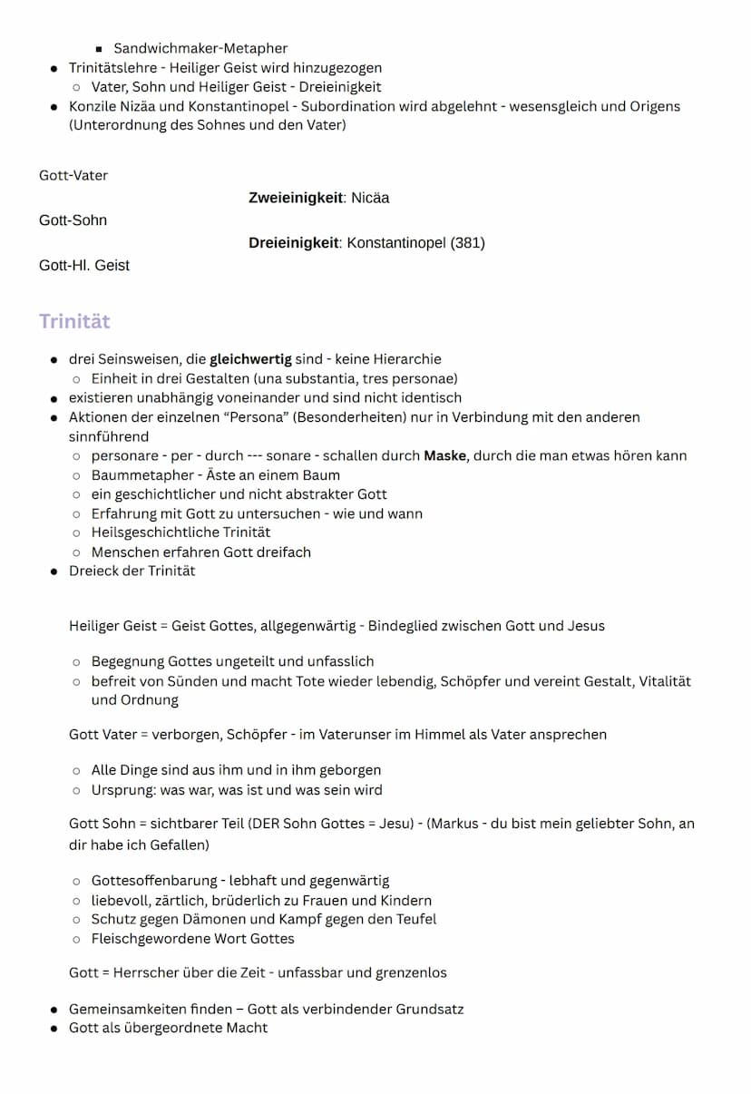 STUDY PLAN
Religion - mündliches Abitur
Christologie
Lehre von der Person und dem Werk Christi
Unterscheidung: historischer Jesus (biographi