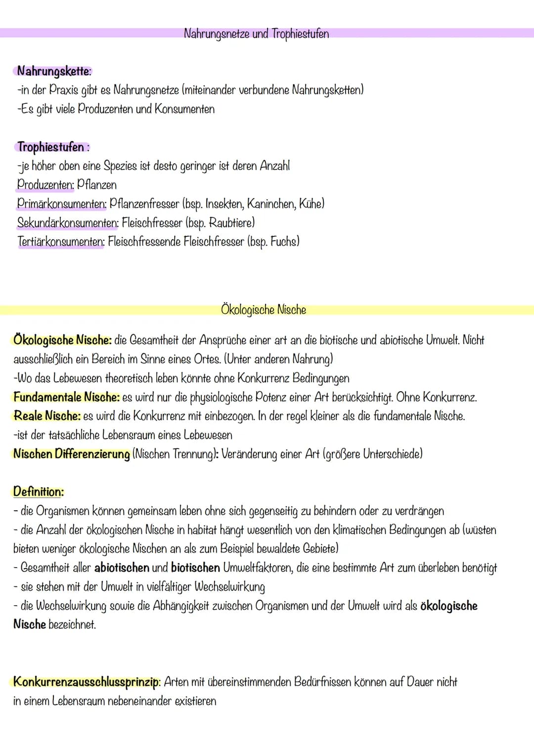 Ökologie Glossar
Begriffe die man kennen sollte
Biosphäre: Die Gesamtheit aller Organismen und die von ihnen bewohnten Bereiche der Erde wer
