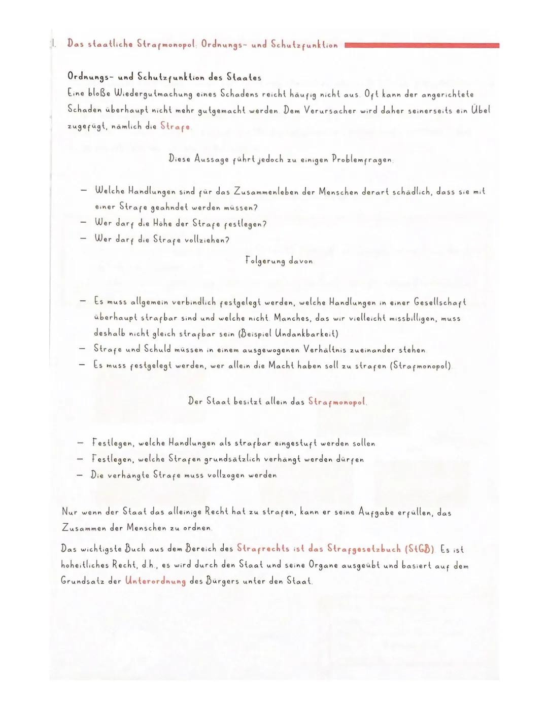 Strafrecht für Kinder: Zusammenfassung und wichtige Begriffe verständlich erklärt