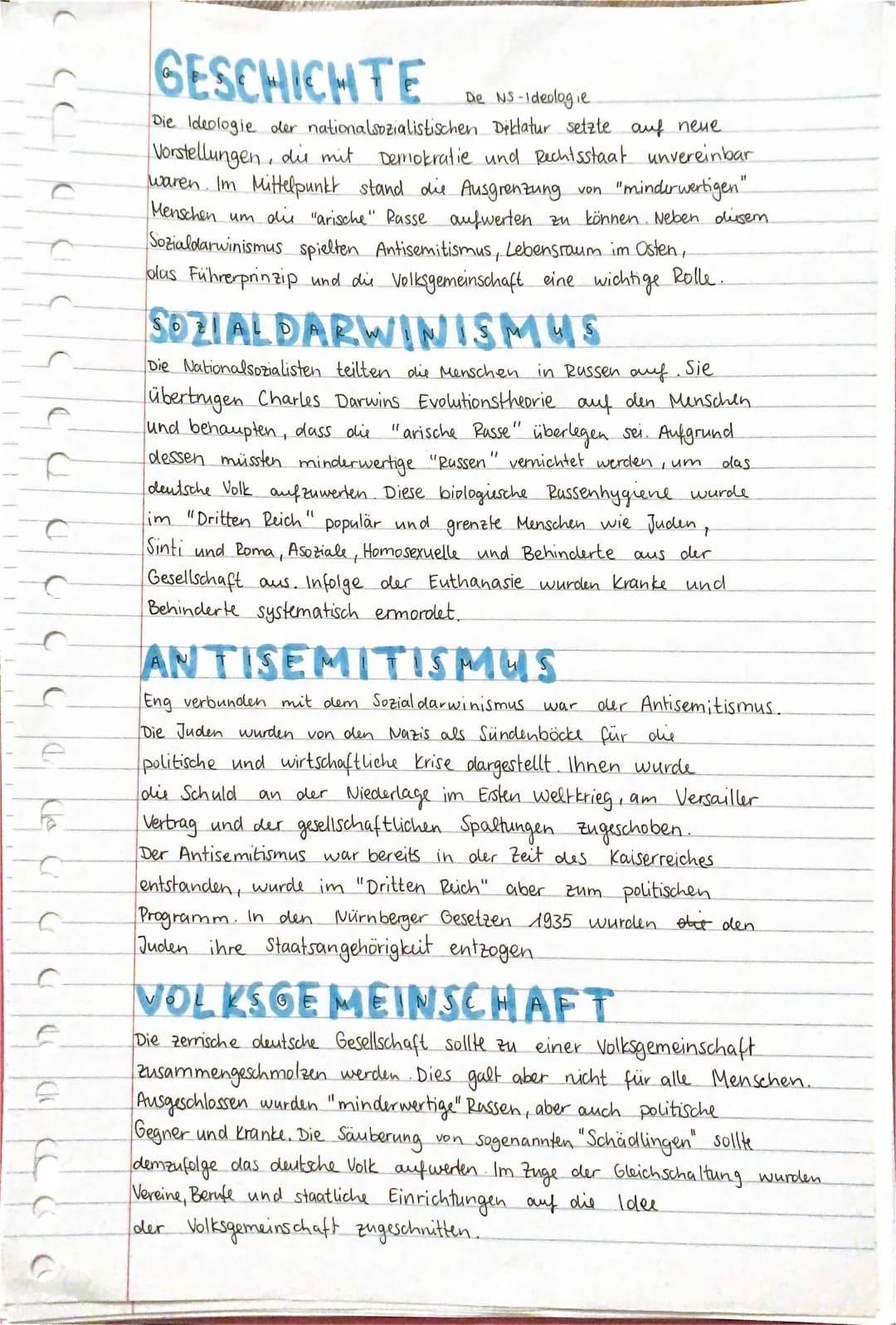 die NS-Ideologien 