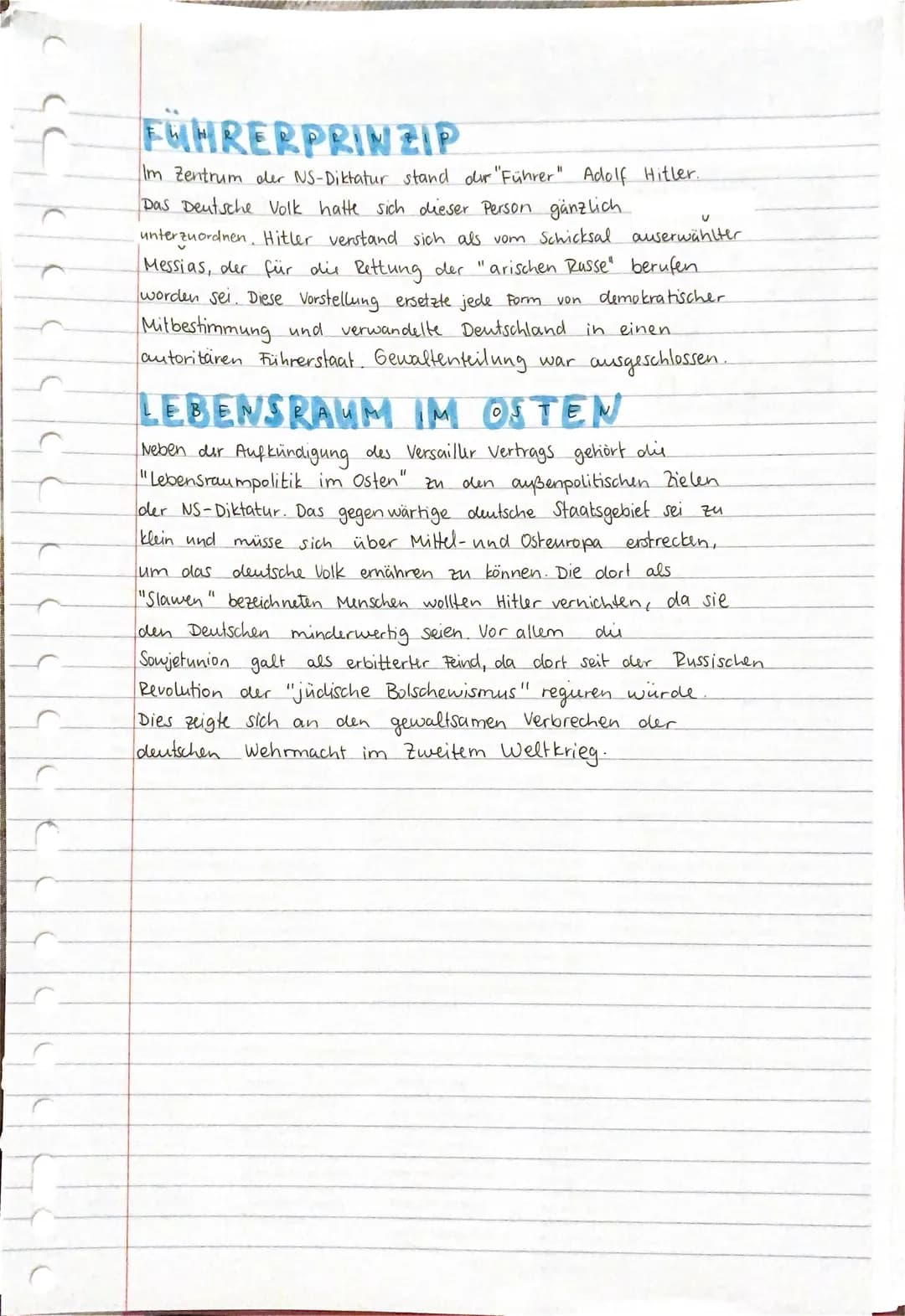 CC
C
fa
DI
f
GESCHICHTE
Die NS-Ideologie
Die Ideologie der nationalsozialistischen Diktatur setzte auf neue
Vorstellungen, die mit Demokrati