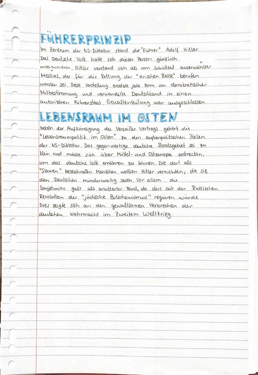 CC
C
fa
DI
f
GESCHICHTE
Die NS-Ideologie
Die Ideologie der nationalsozialistischen Diktatur setzte auf neue
Vorstellungen, die mit Demokrati