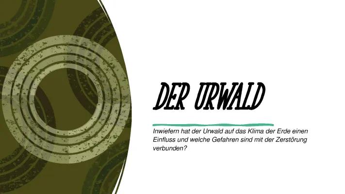 Know Urwald Hausarbeit und Präsentation thumbnail