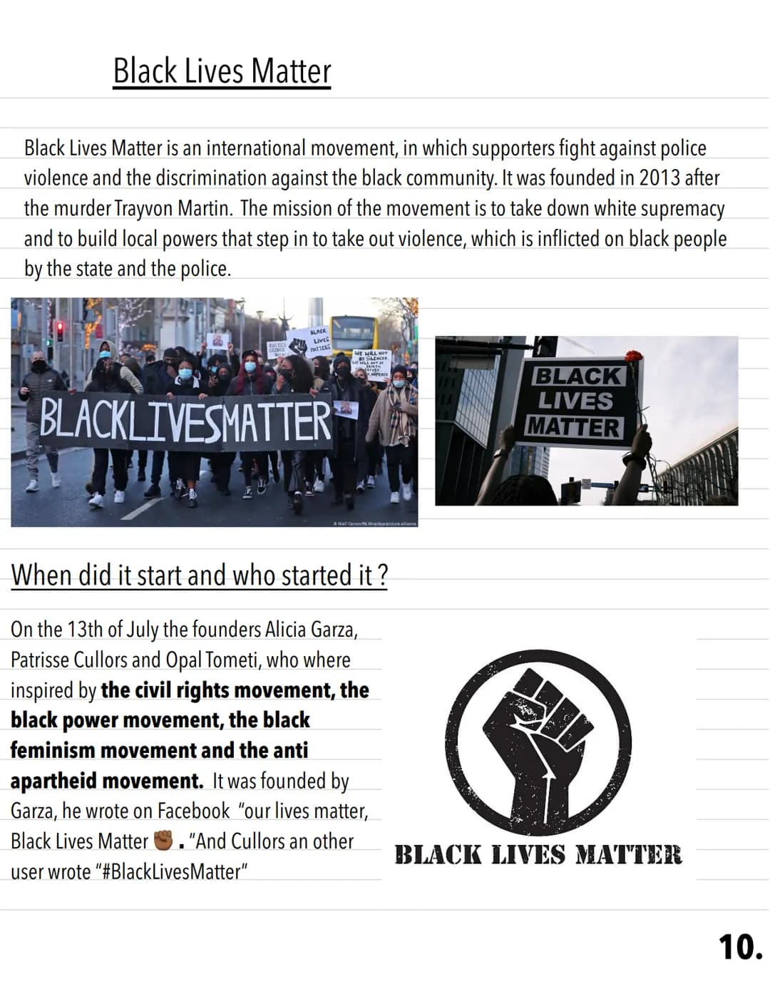Angie Thomas
Reading Log
From
The
hate
give
BLACK LIVES MATTER
1. Pages
1.
2.
3.
4.
5.
6.
7.
8.
9.
10.
11.
12.
13.
14.
Content
Cover
Content