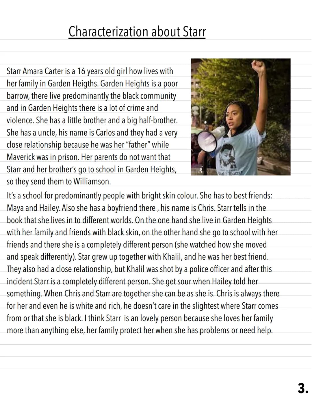 Angie Thomas
Reading Log
From
The
hate
give
BLACK LIVES MATTER
1. Pages
1.
2.
3.
4.
5.
6.
7.
8.
9.
10.
11.
12.
13.
14.
Content
Cover
Content