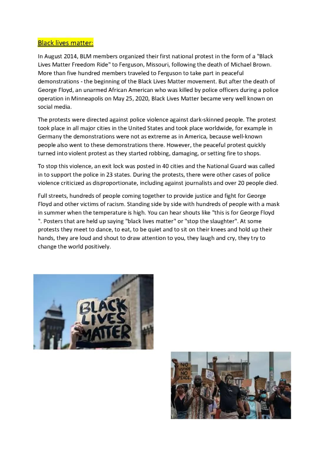 What Happened to George Floyd and Black Lives Matter Achievements