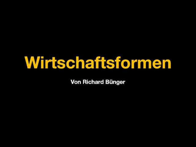 Know Wirtschaftsformen Fachvortrag  thumbnail